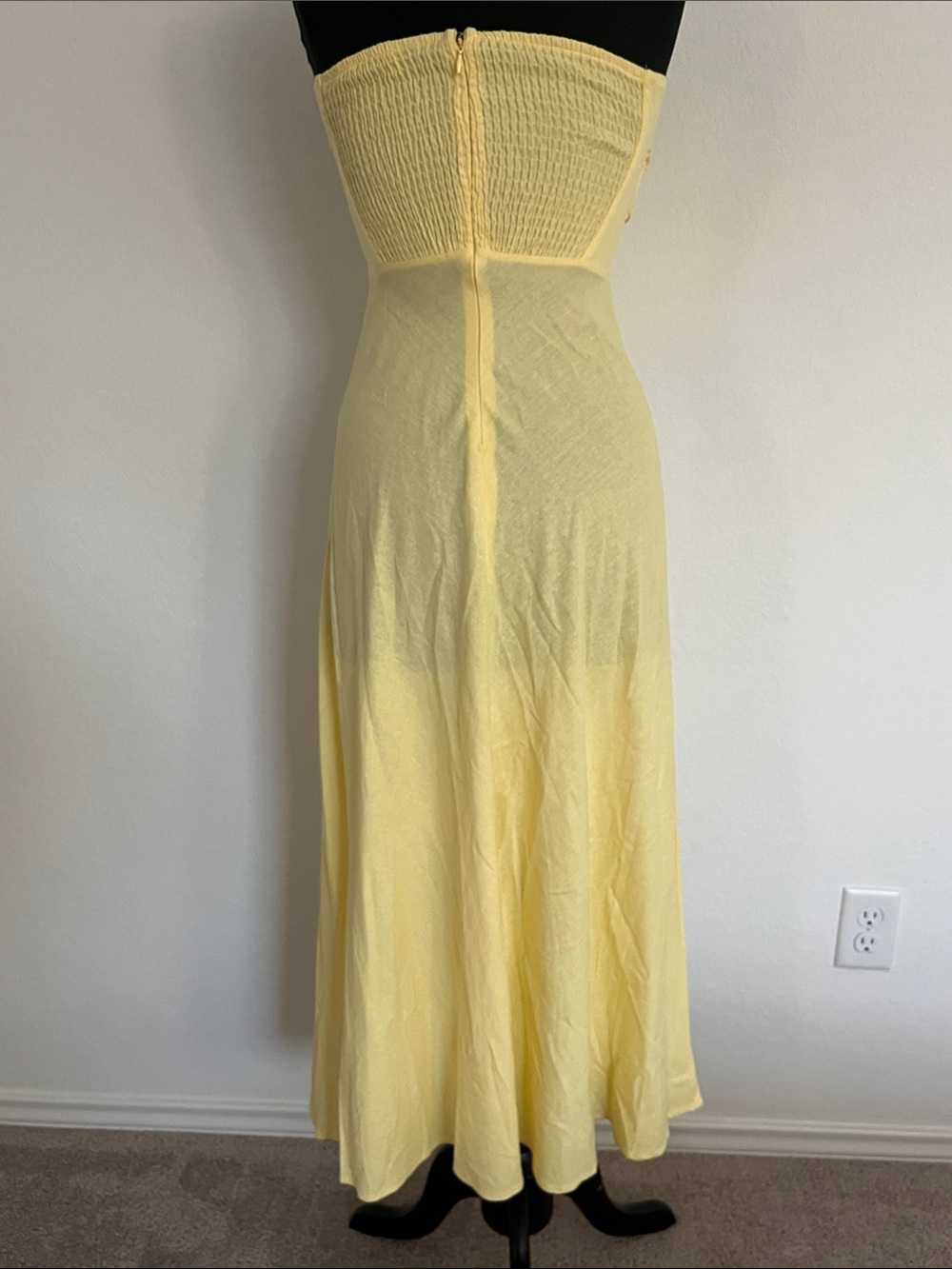 Petal & Pup yellow Strapless  Dress - Picture 8 of 14